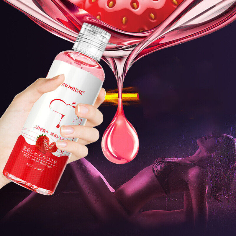 Fruit Flavor Sex Lube Lubricant Gel Water Based Edible Mild Oral Massage Adult