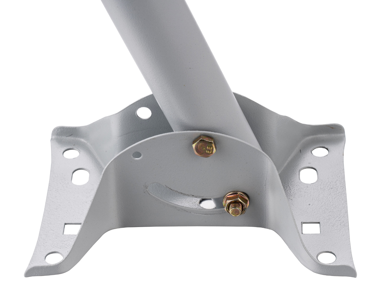 J Pole Mast Adjustable Antenna Satellite Dish Mount for Outdoor Roof/Wall/Eave