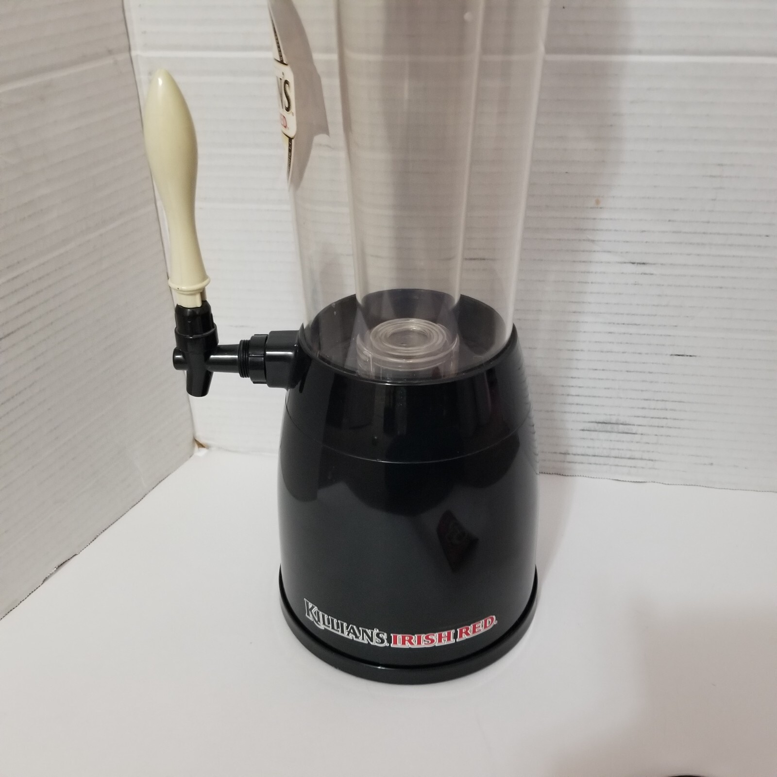 BrewTender Tabletop Beer & Beverage Dispenser Killians Irish Red Tap Keg Lighted