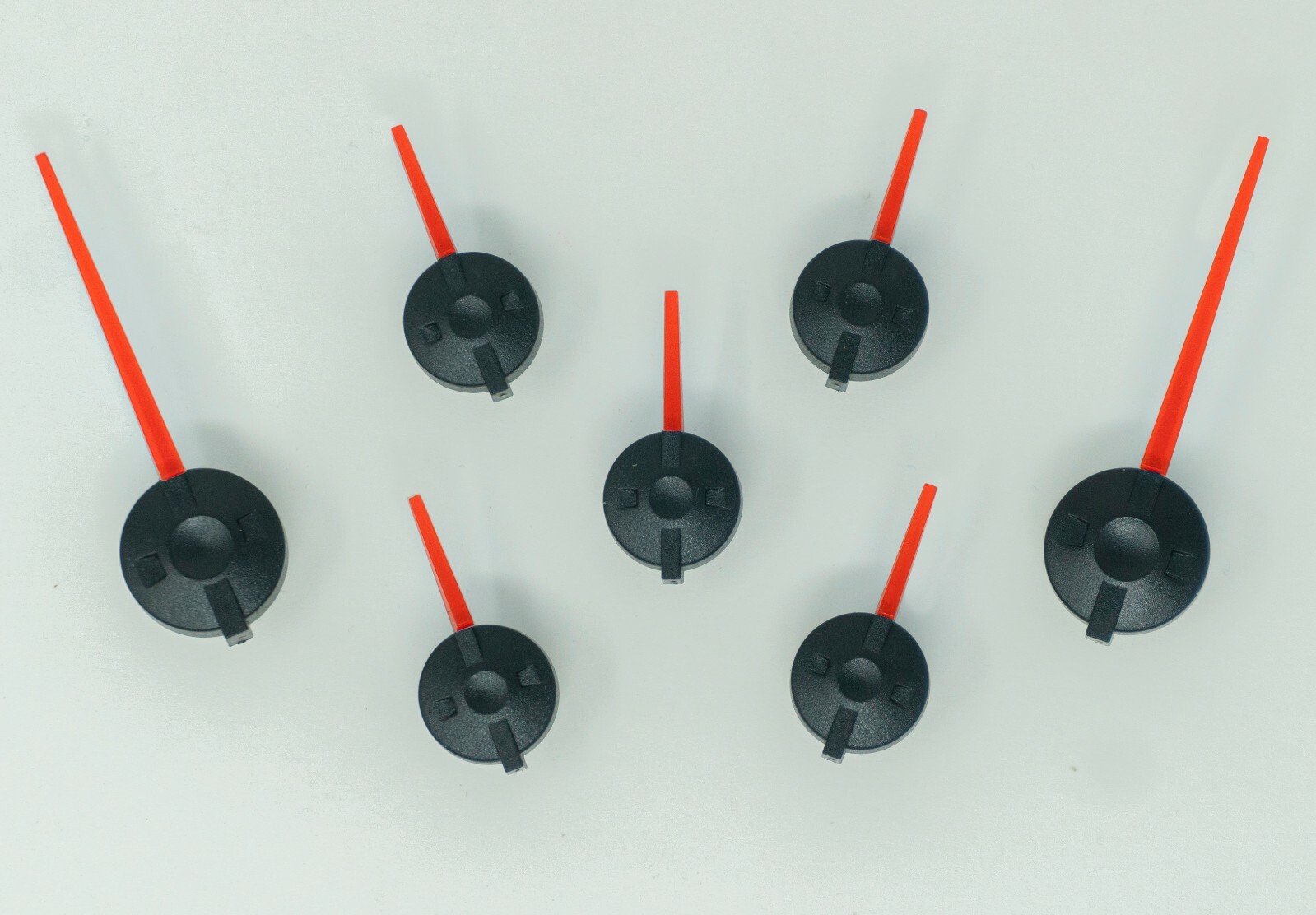 Custom Speedo Gauge Pointer Set for 1999-2002 Silverado Tahoe Sierra Black Red