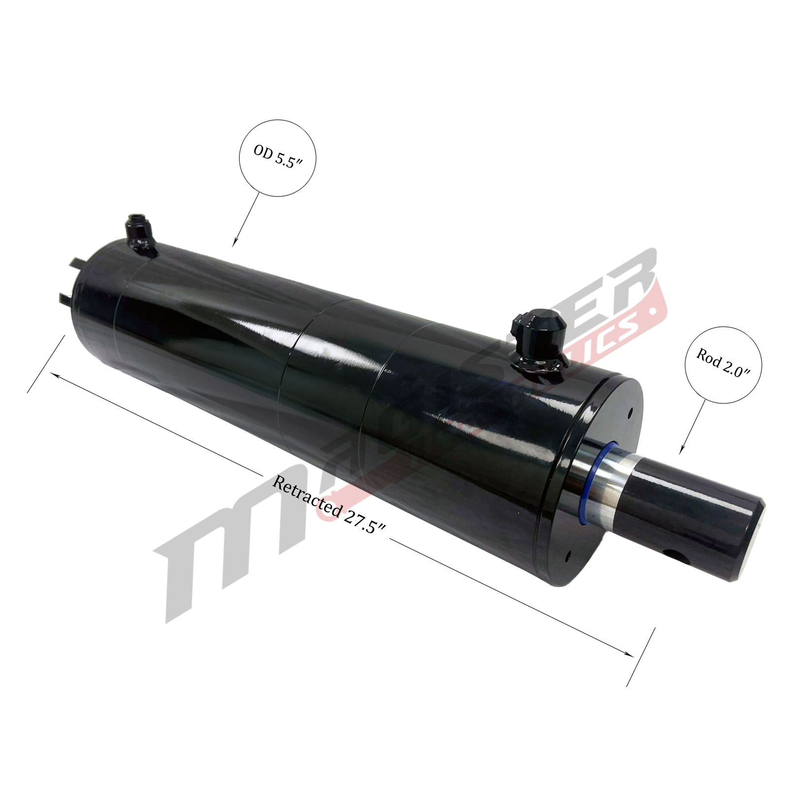5" bore x 20" stroke Dump Hoist Hydraulic Cylinder