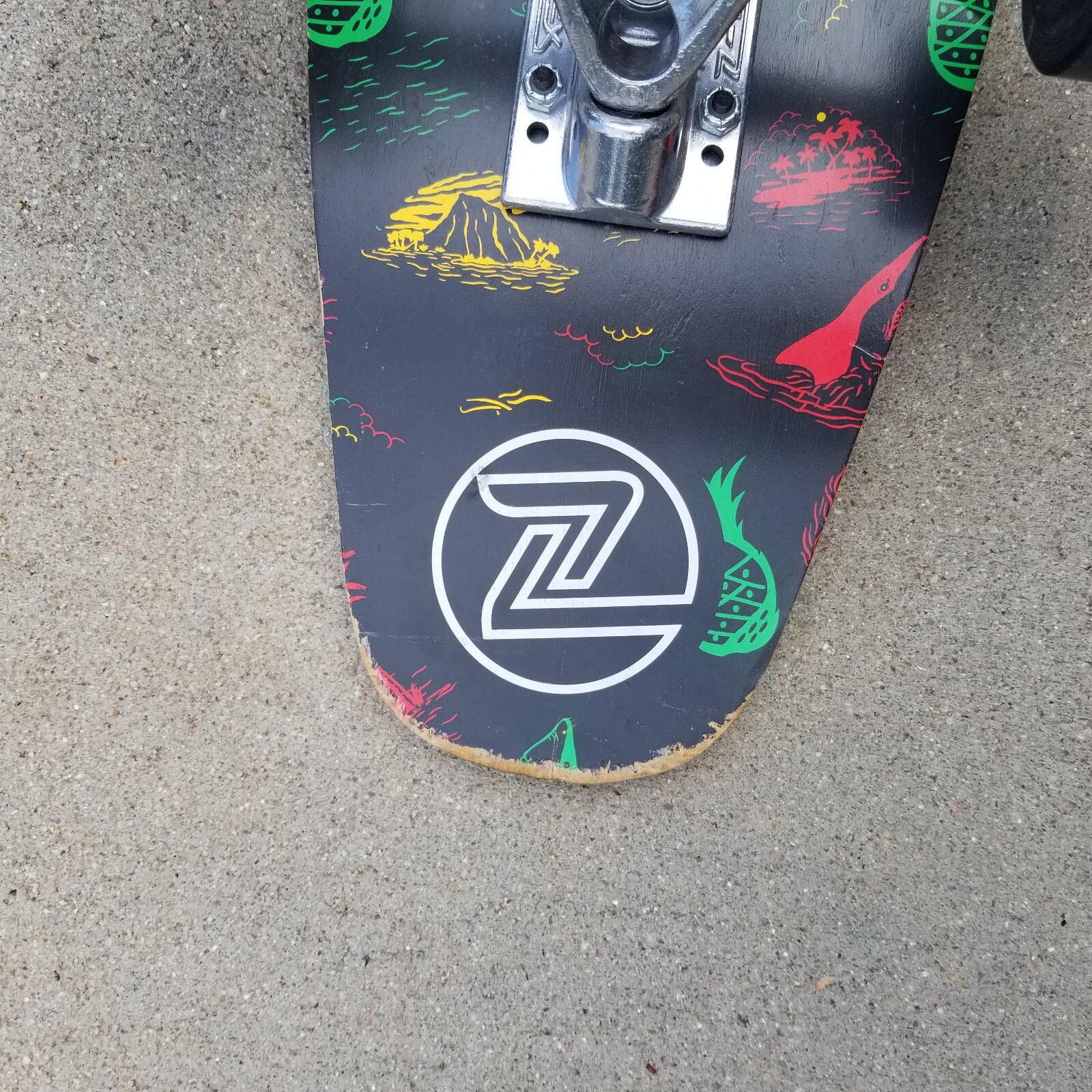 Z-FLEX Longboard 39.5” x 9 1/2” Complete w/ Deck Trucks Wheels