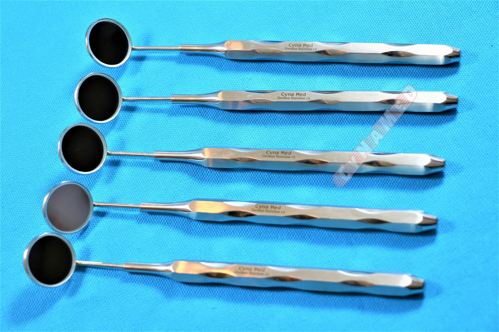 X5 Dental Mouth Mirror #5 Unique Handle Reflector Odontoscope Teeth Inspection