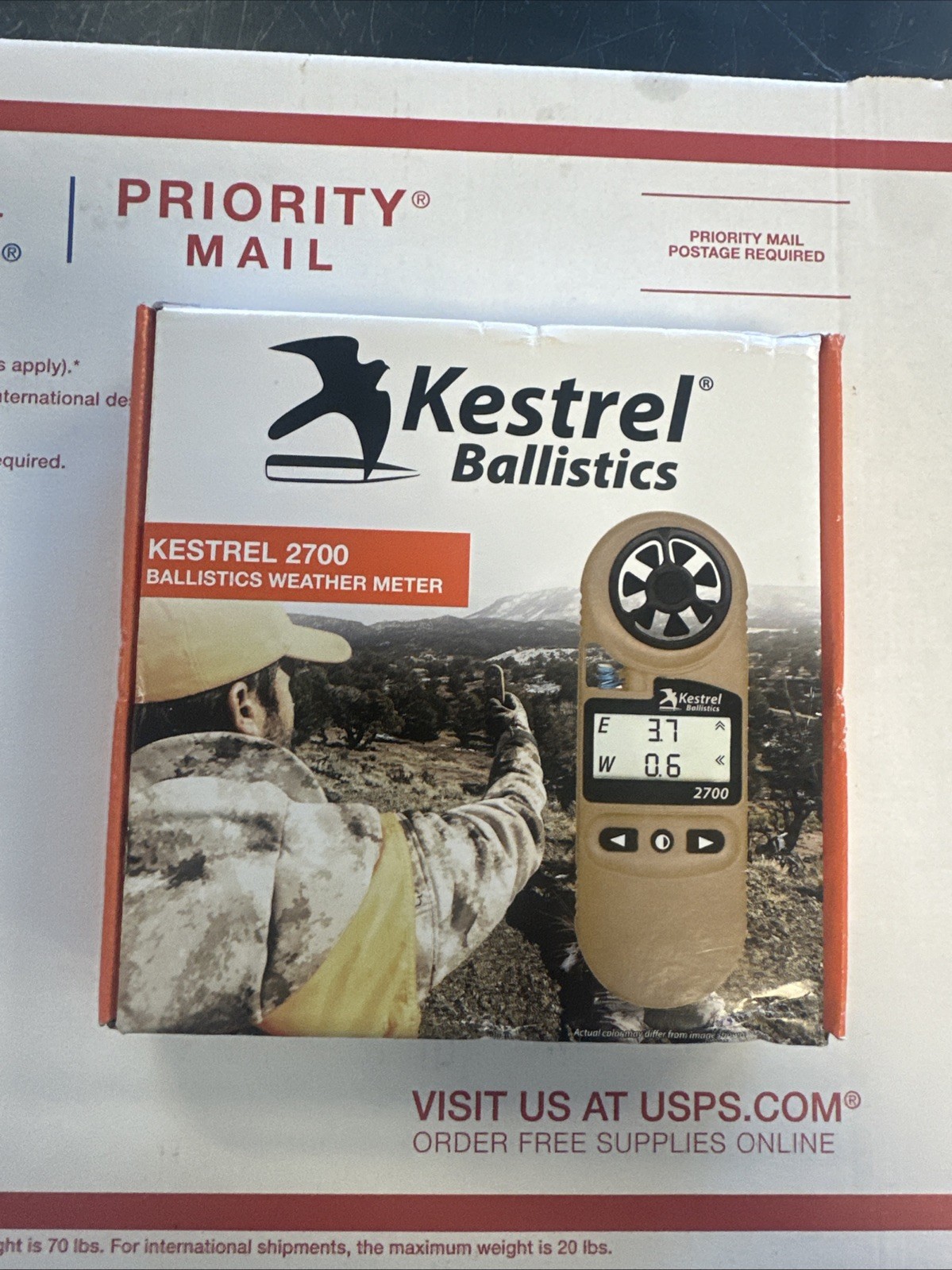 Kestrel 2700 Ballistic Weather Meter Tan LNIB Tested Working FREE SHIPPING !