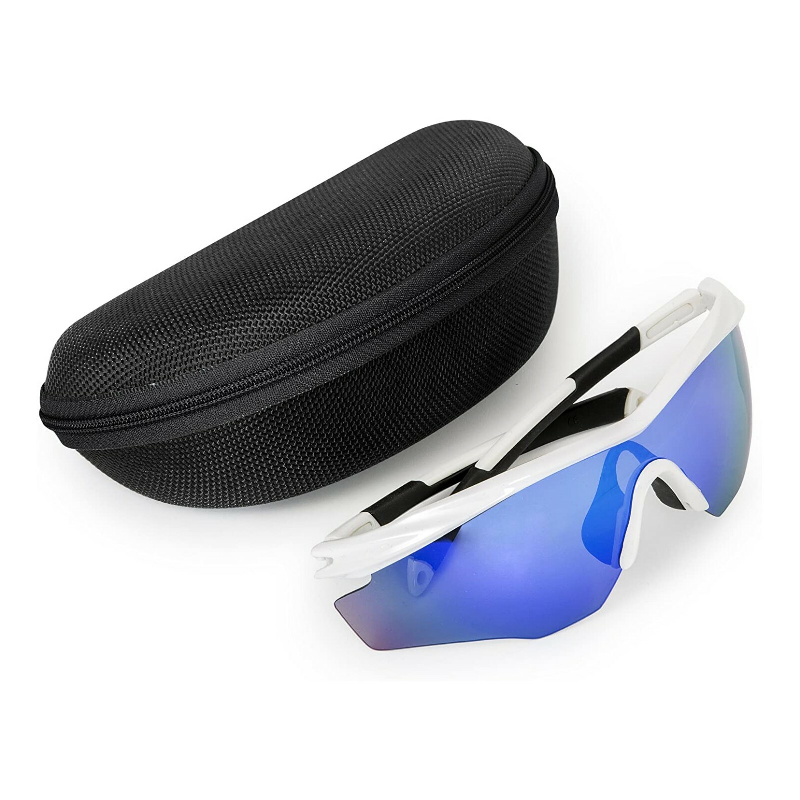 Sunglasses Eyeglasses Optical Hard Case with Cleaning Cloth color- black