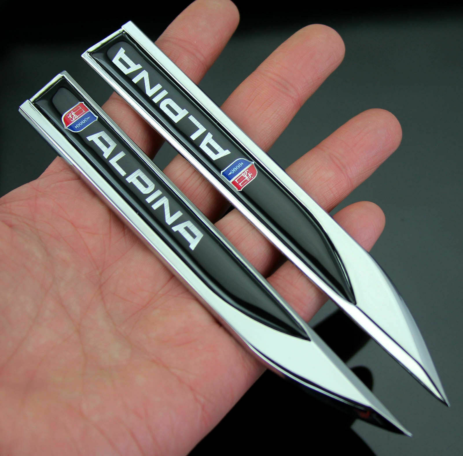 NEW ALPINA BLADE Badge FENDER Emblem For 3 5 7 Series X1 X3 X5 x6 m3 m5 m6 m4