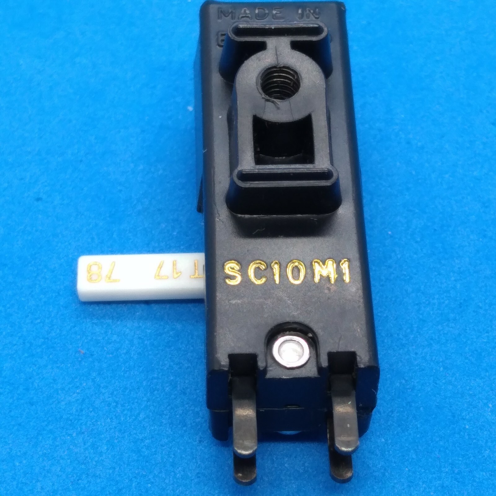 Original BSR SC10M1 CERAMIC PHONOGRAPH CARTRIDGE WITH DIAMOND & SAPPHIRE NEEDLE