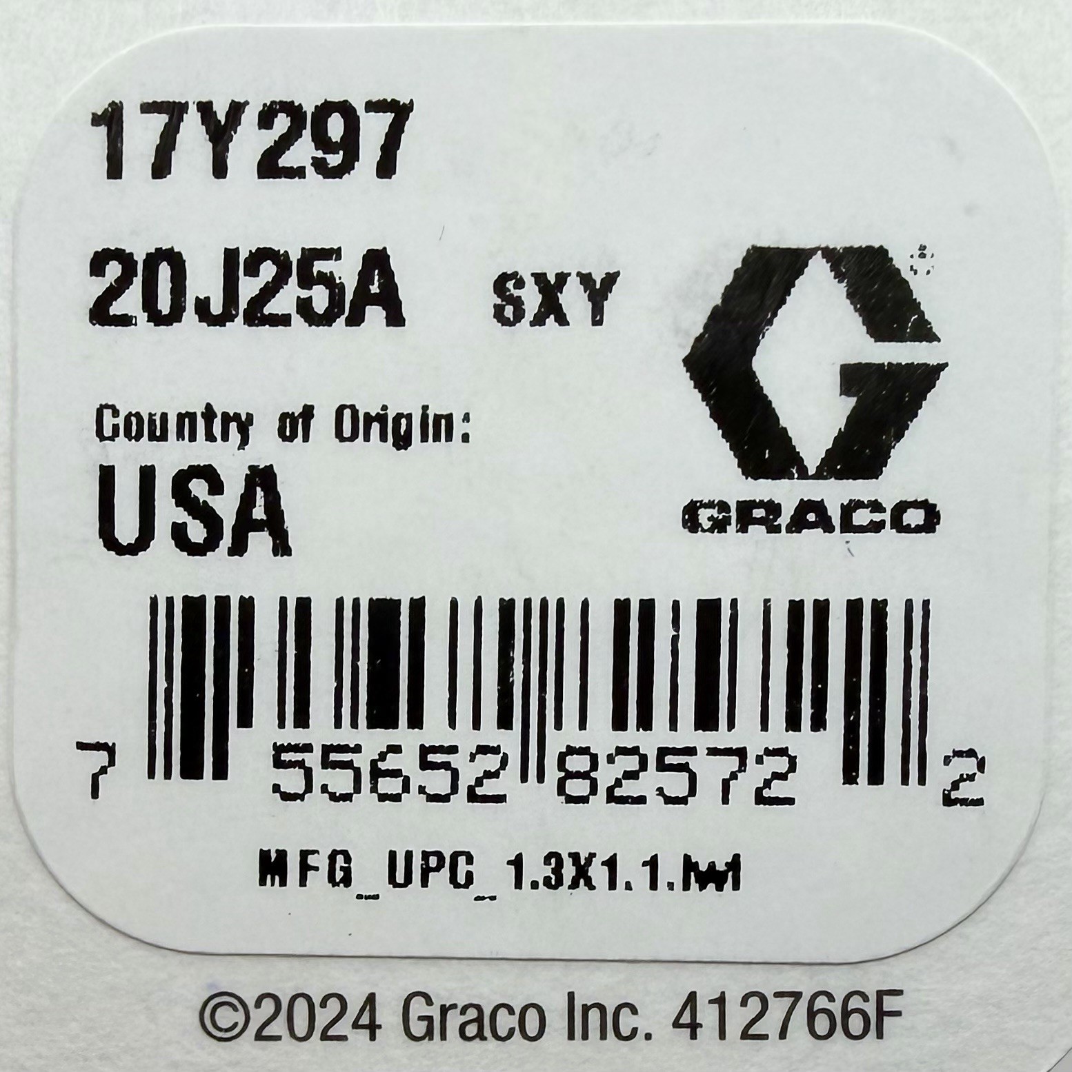 NEW Graco 17Y297 Contractor PC ProConnect Repl Cartridge GENUINE - SHIPS FREE!
