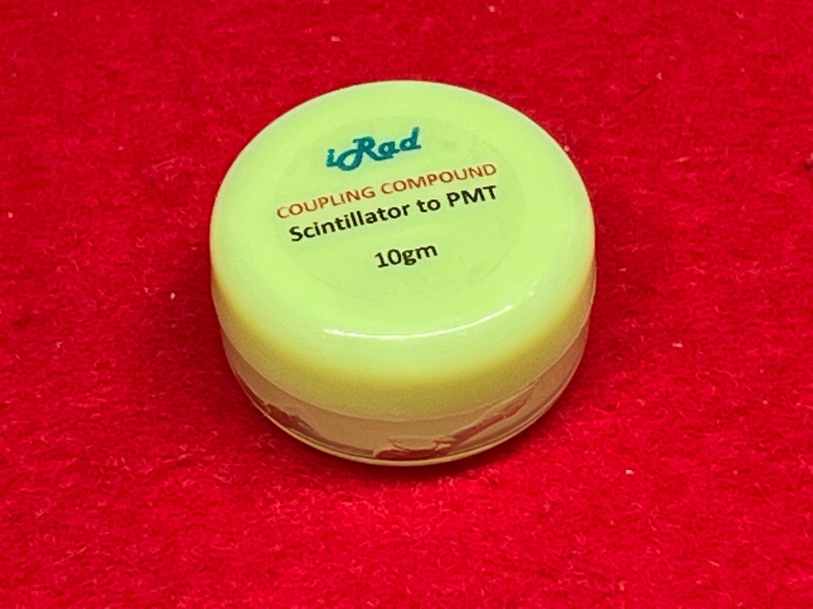 Silicone Optical Coupling Compound for PMT Photomultiplier Scintillator Detector