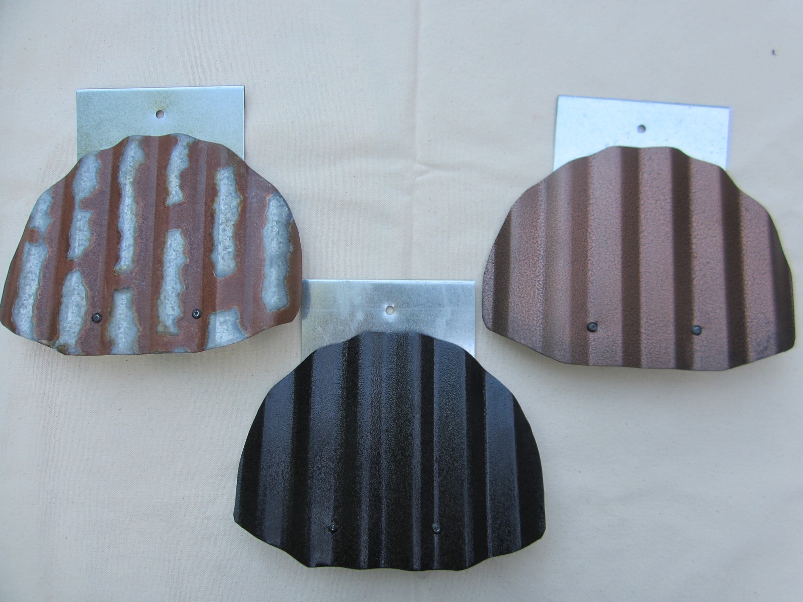 Turkey Fan Mounting Kit. Multiple Fan Display System 4 Fan System Rustic Tin