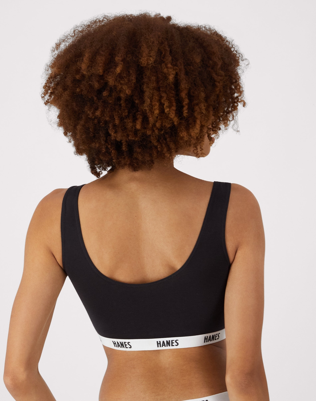 Hanes Originals Women's Pullover Bralette Moisure-Wicking Stretch Cotton