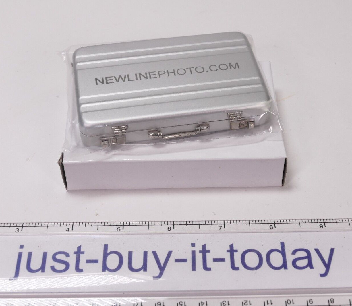 MINI Briefcase Business Card Case - Card Holder - NEWLINEPHOTO.COM LOGO