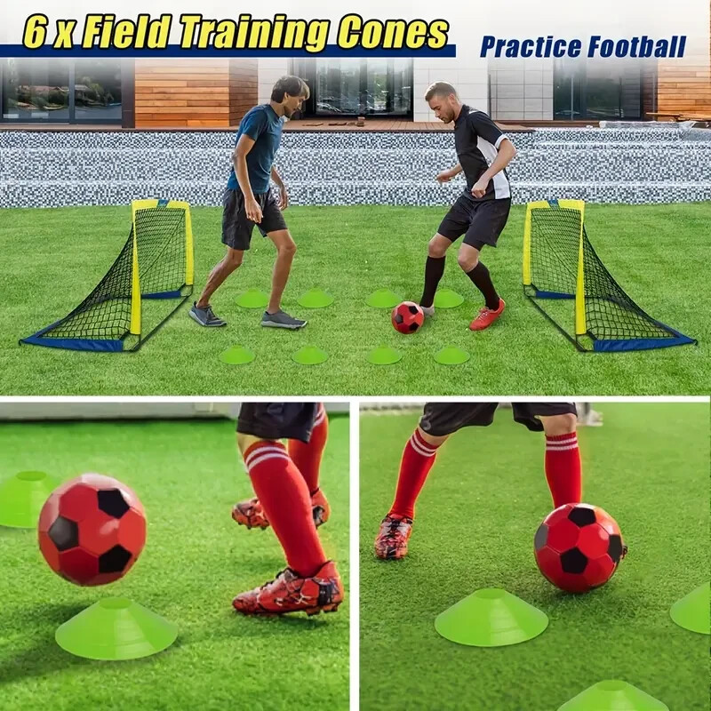 Soccer Goal 4'x 3' Portable Soccer Goals for Backyard Or Indoor Pop Up Soccer