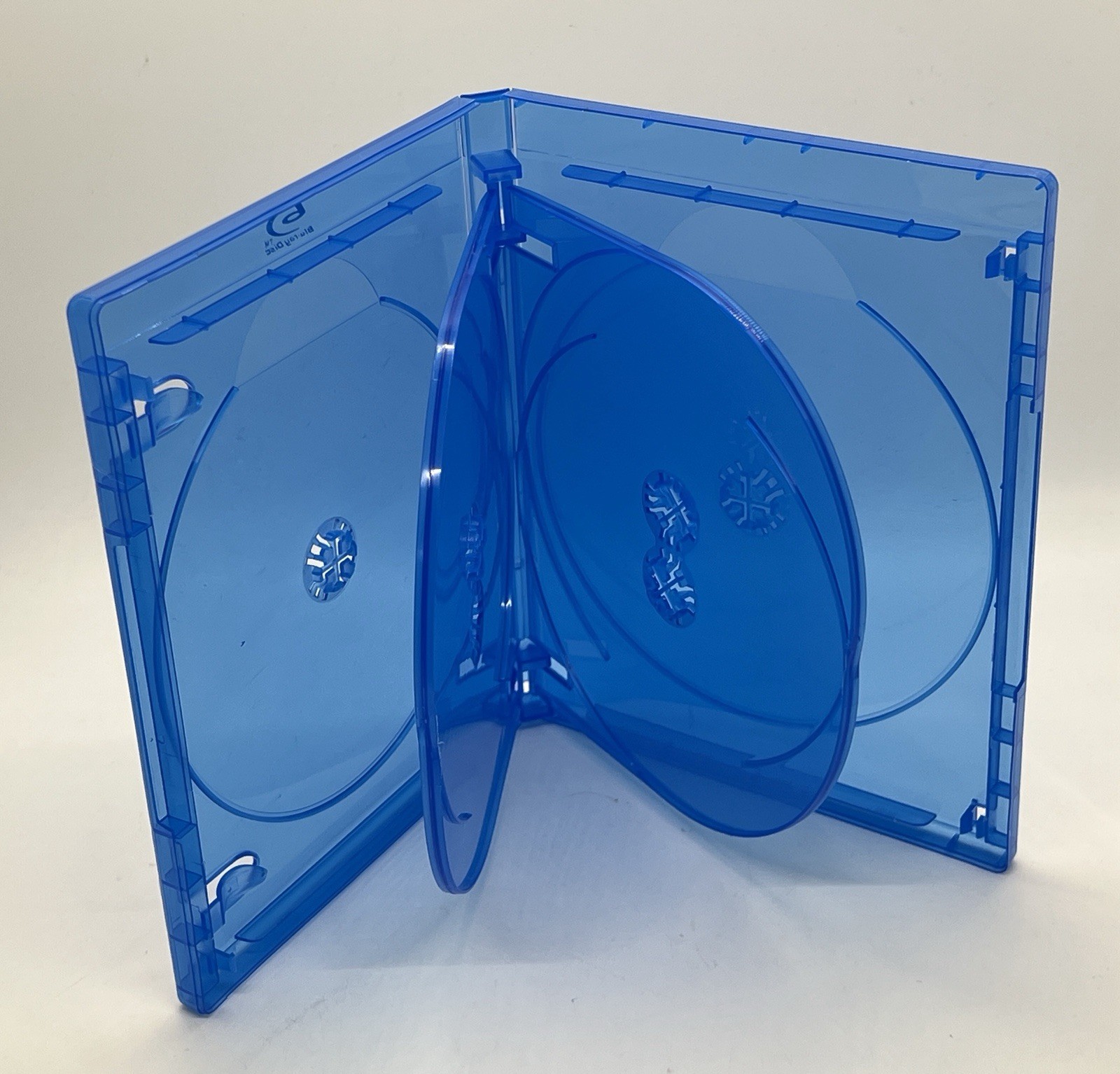 2 PCS NEW 15MM Blu-Ray 6-Disc Case With BluRay Logo, BL1506