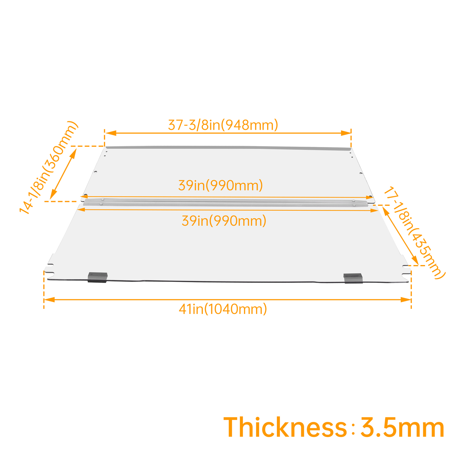 For 1994-2013 14 EZGO TXT Medalist Clear Folding Golf Cart Windshield Windscreen