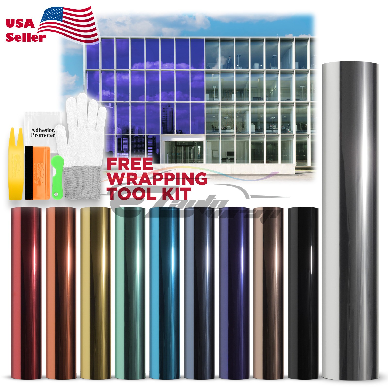 Window Tint One Way Mirror Film Chrome Style UV Heat Reflective Home Office