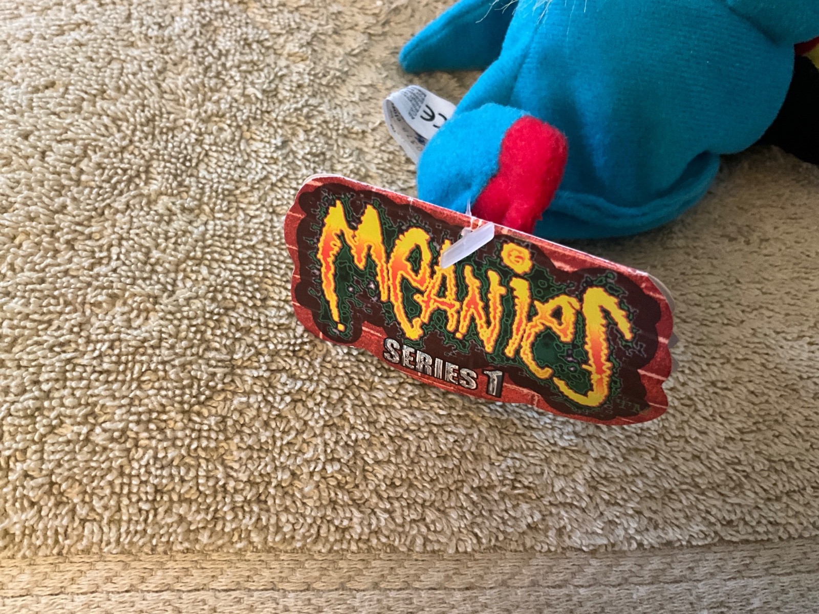 New Vintage 1997 Meanies Series 1 HURLEY THE TOUCAN Bean Bag Plush