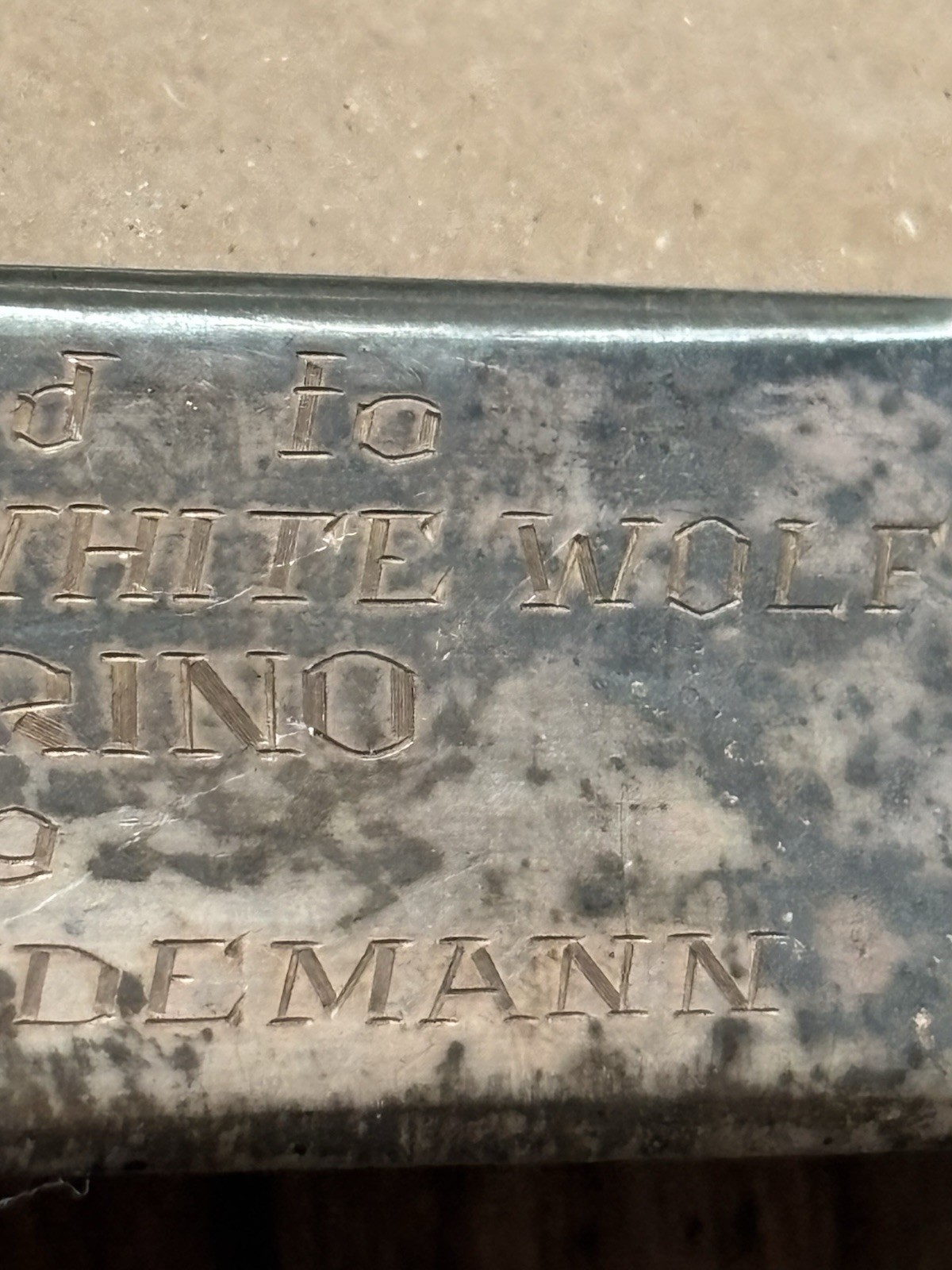 Vtg Rare 1959 Native American Chief Picture Photo Frame High Chief White Wolf