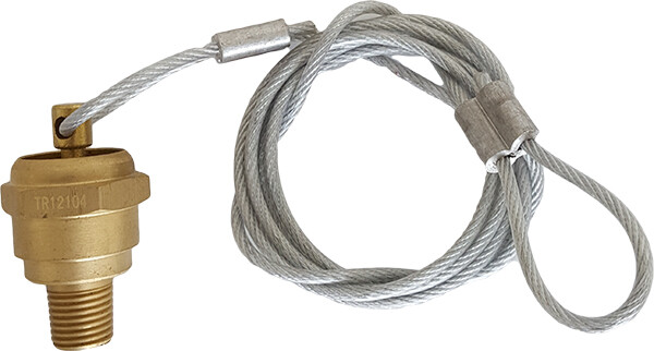 Set of 5 4 ft. Drain Valve Pull Type for Peterbilt Freightliner Kenworth