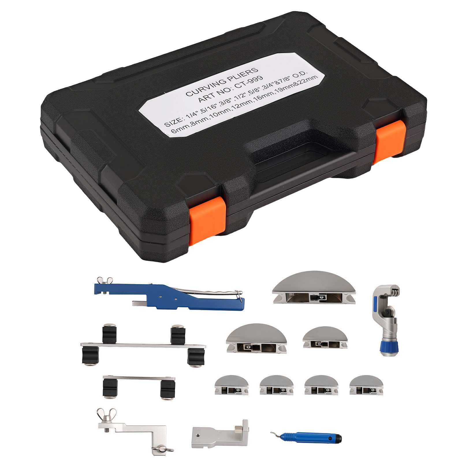 Ratcheting Pipe Tube Bender Reverse Bend 1/4"-7/8" Ratchet Copper Pipe Tool QME