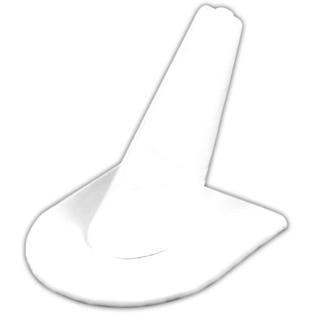 Black Velvet & Faux White Leather Jewelry Display 10 Piece Set