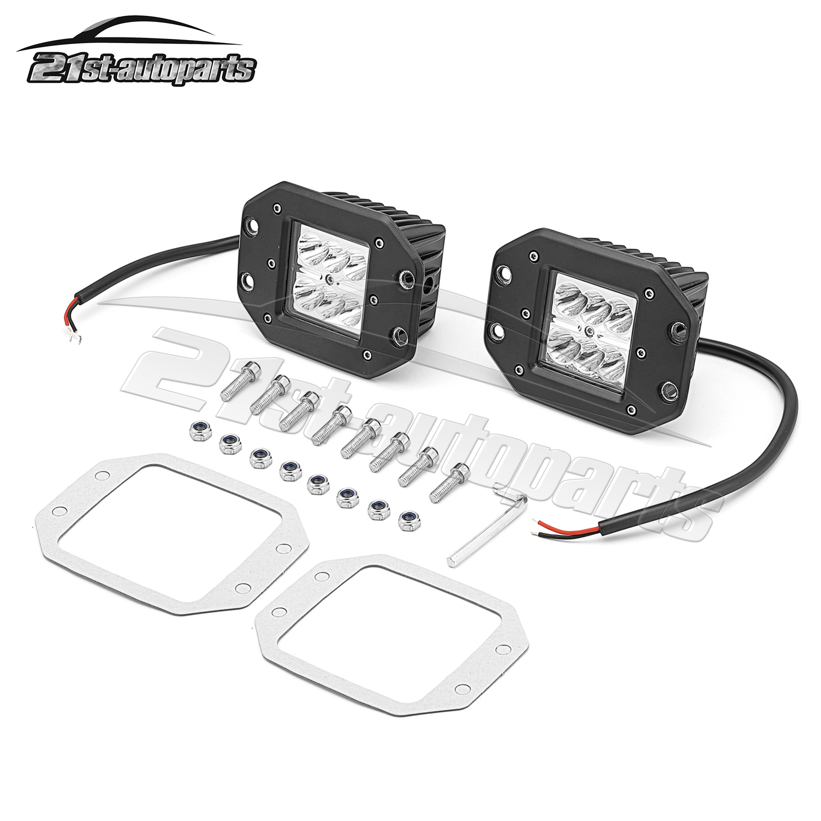 For 1994-2000 Honda FourTrax 300 LED Work Fog Light Pods Spot Beam Headlight 5''