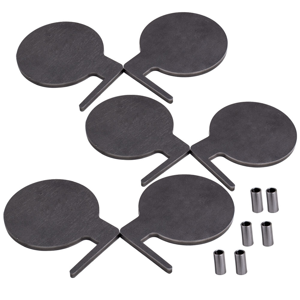 Q235 Steel Target Dueling Tree DIY Kit 6pc 6" x 3/8" Paddles with Tubes Brand