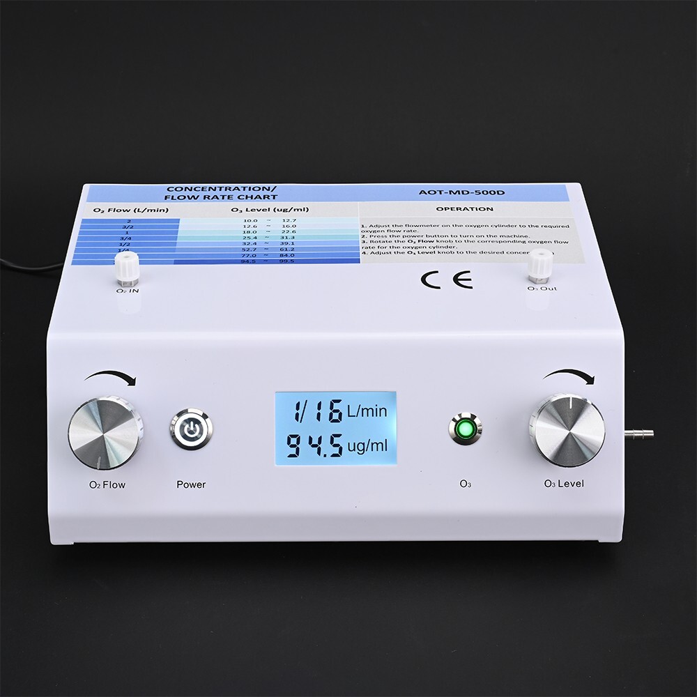 LCD show ozone concertration medical ozone machine ozone therapy generator