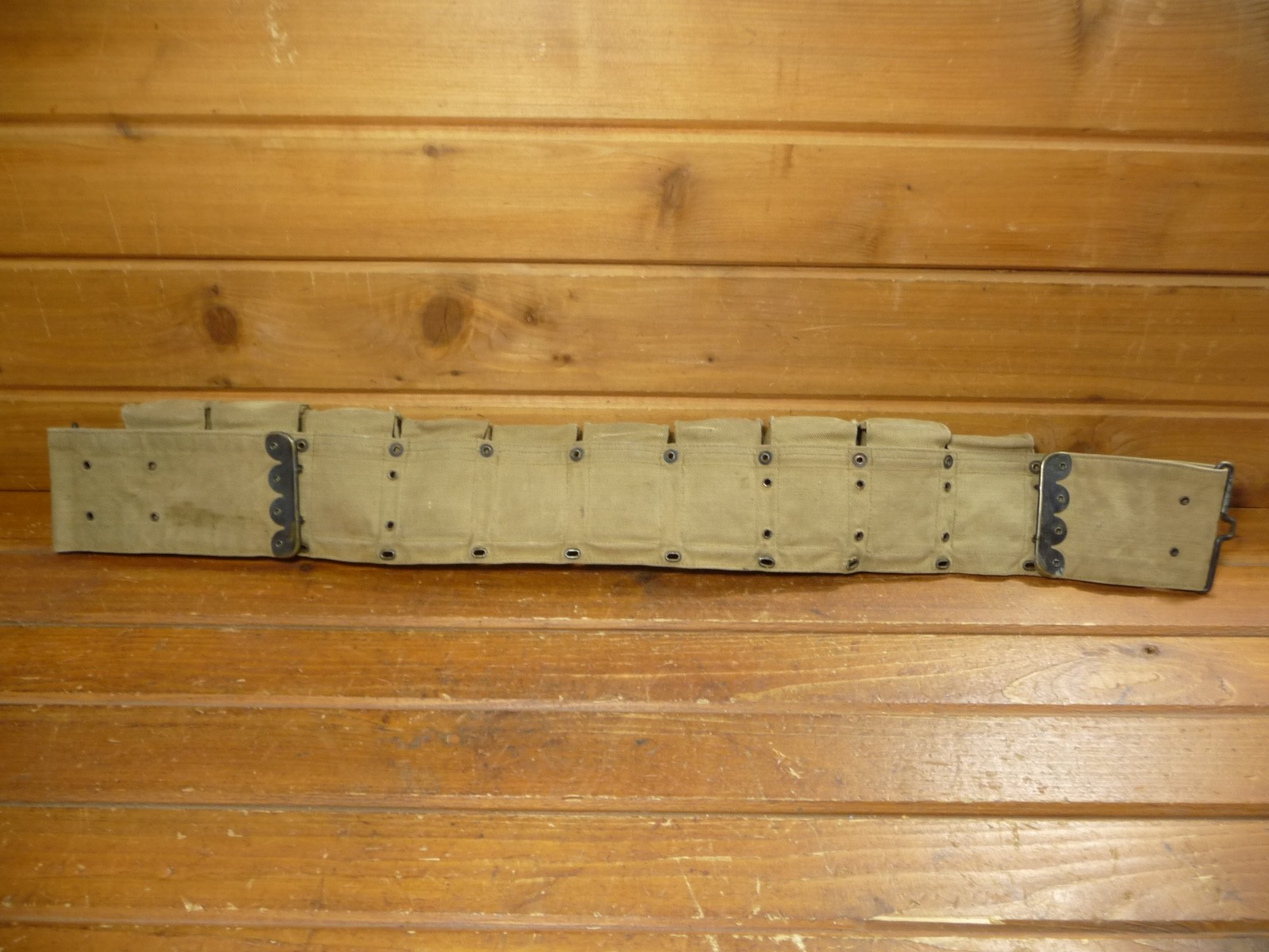 Vintage WWI US M1910 MEDICAL BELT, 10 POCKET, MILLS 1917 PATENT