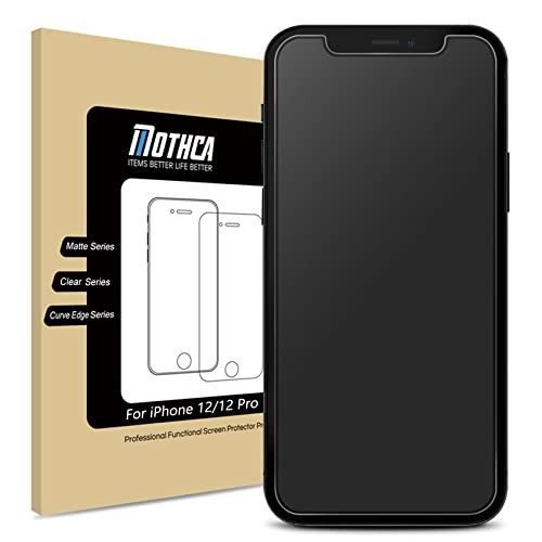 Matte Glass Screen Protector for iPhone 12 Pro/12 Anti-Glare & Anti