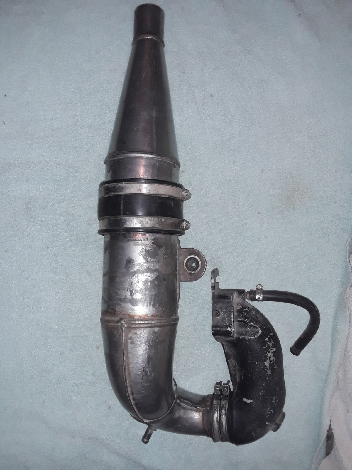 Kawasaki 650 SX X2 Exhaust Pipe Clamps Seal Connecting Tube Muffler Body OEM