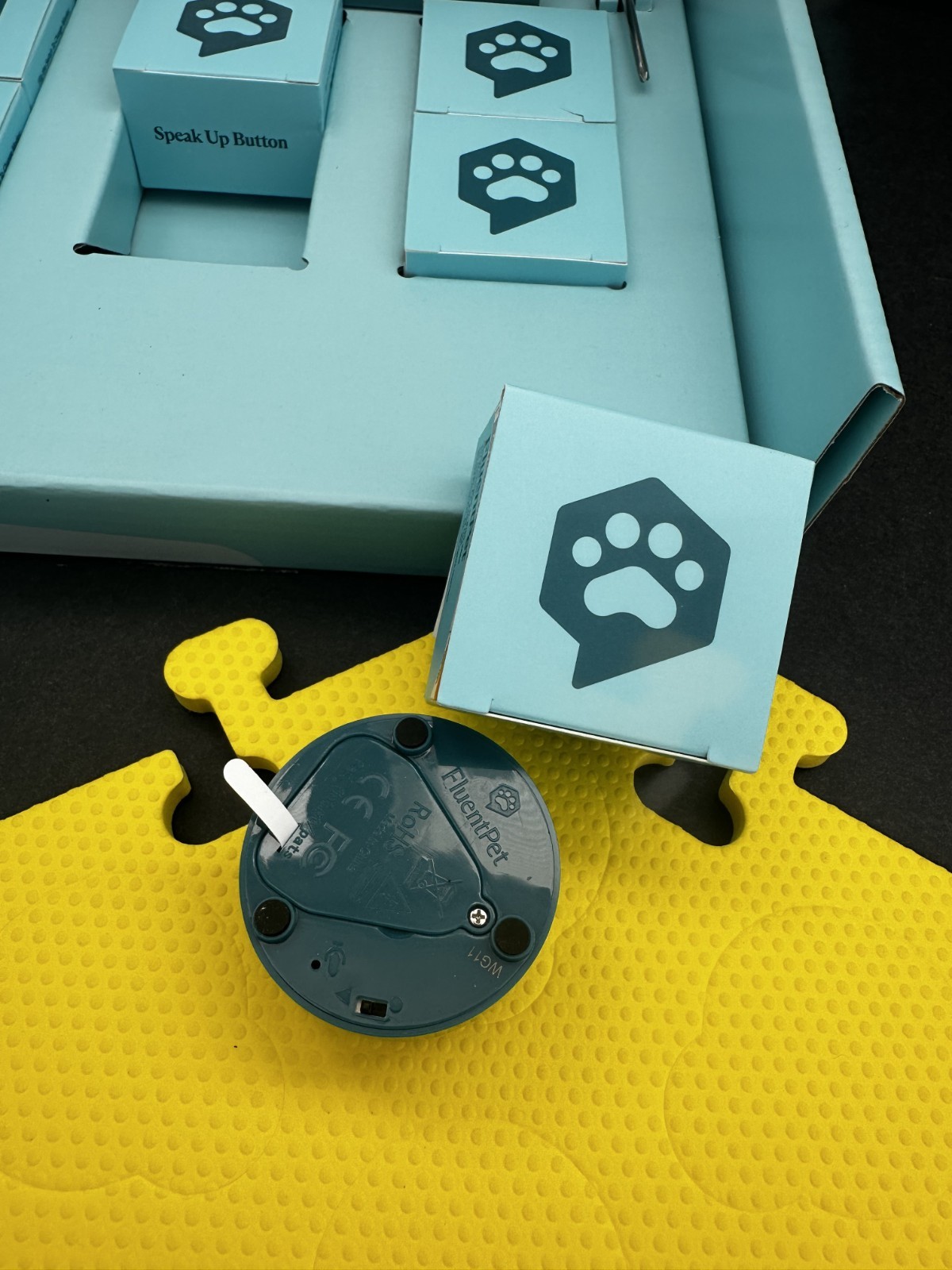 FluentPet Key Vocabulary – 12 Buttons + 6 Tiles – New Box – Excellent Condition