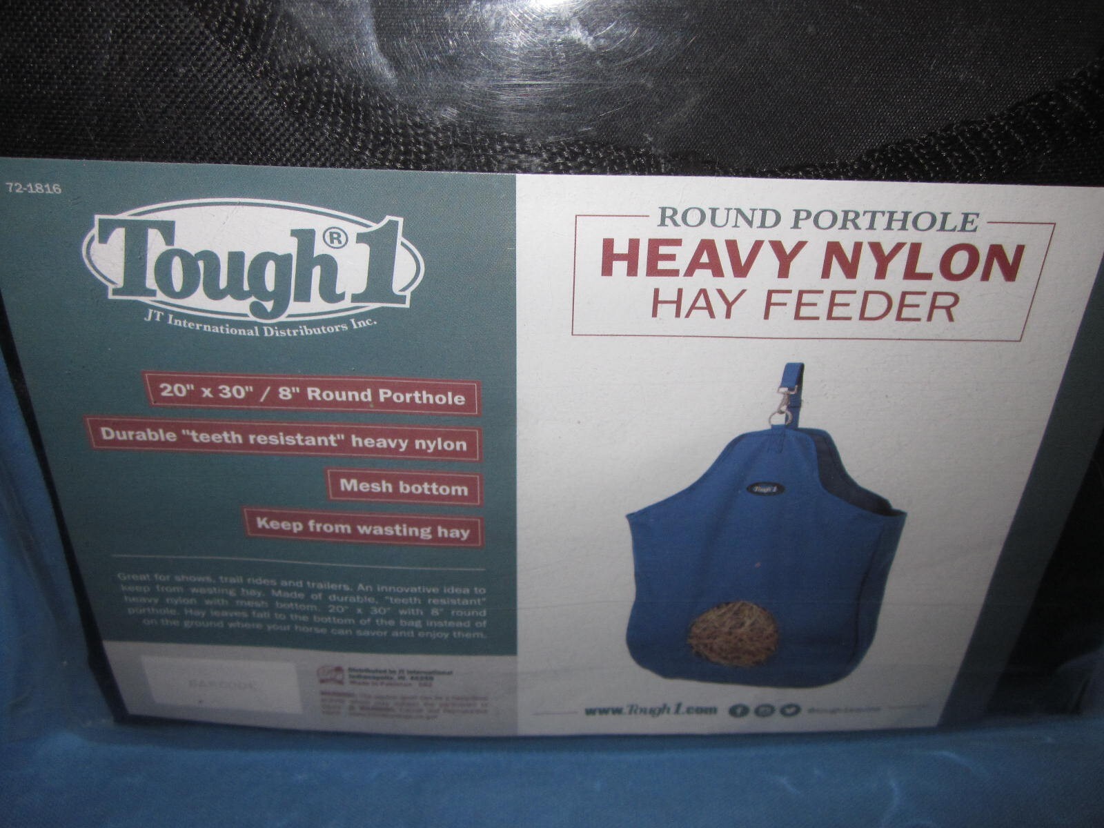 Tough1 Tough Nylon Tote BlackHay Bag .. new in the package