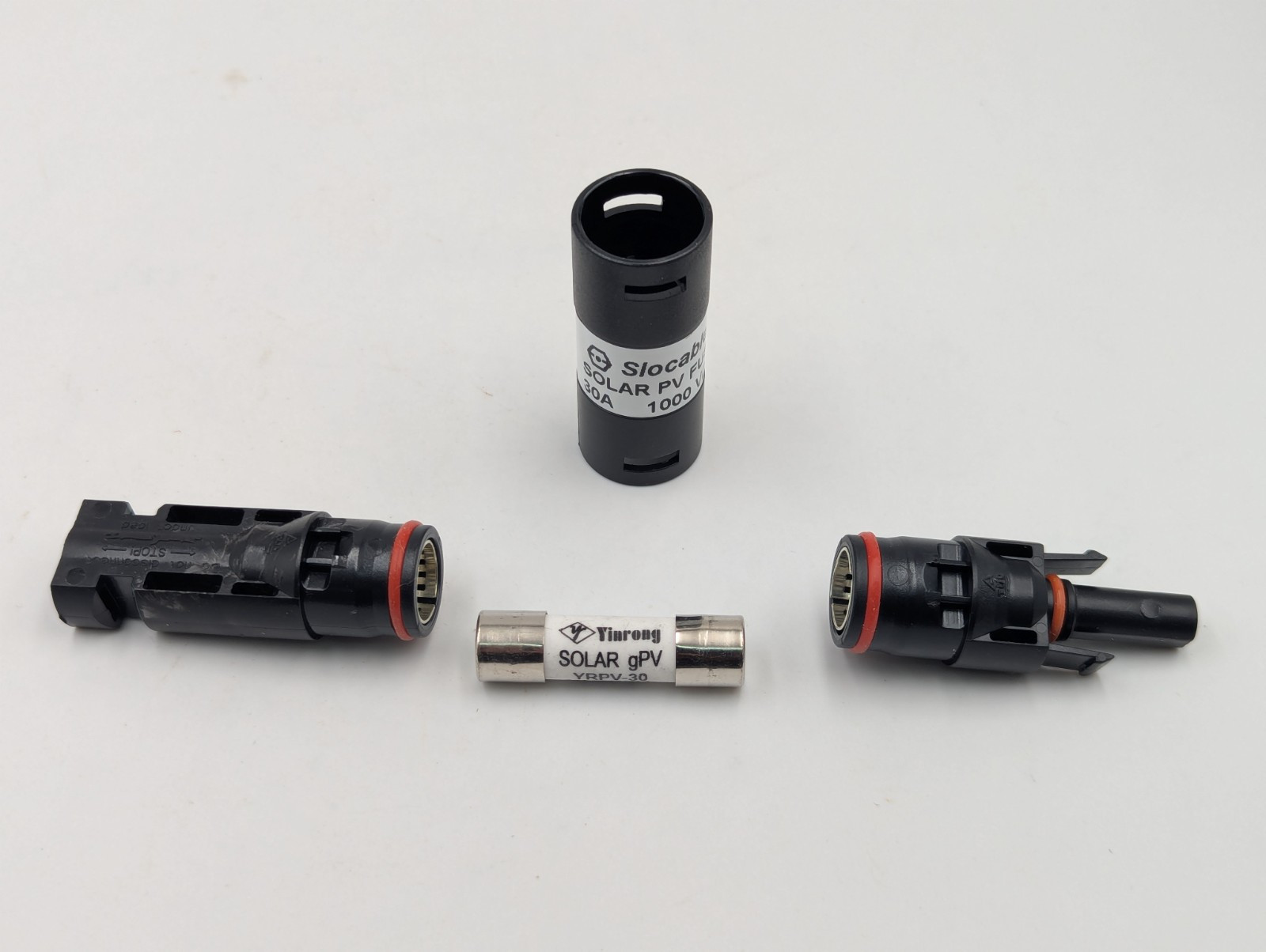 Renogy 30A Solar Fuse Connector In-Line New Lot of 2 Waterproof MC4 Fuse Holder