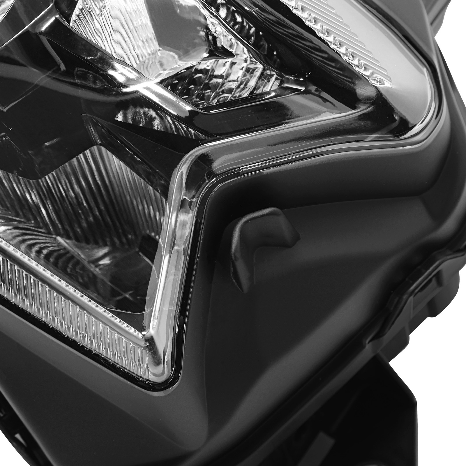 Front LED Headlight &Upper Fairing Stay Bracket Fit For Kawasaki Ninja 500 24-25