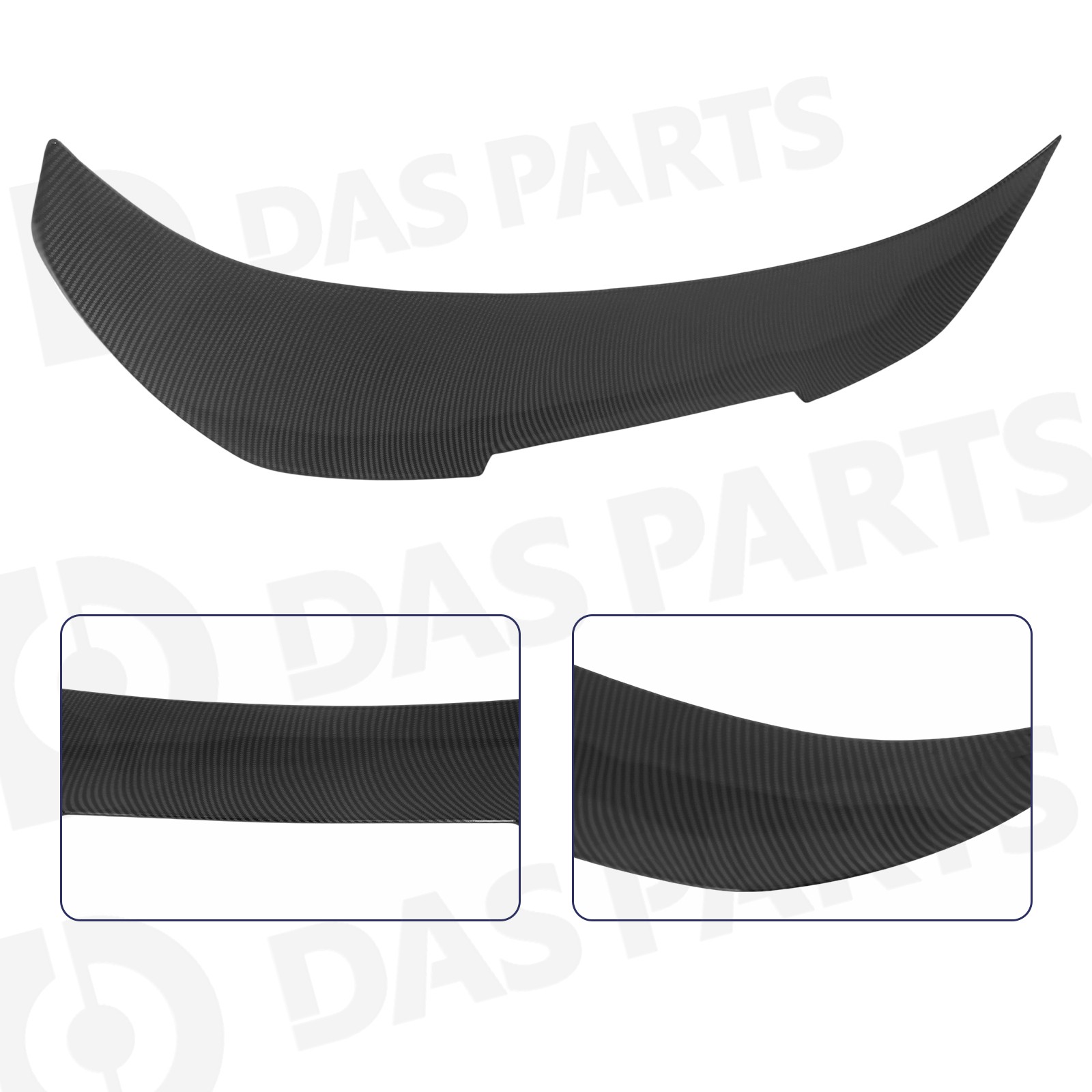 PSM Style For BMW F30 F80 335i 328i Carbon Fiber Rear Trunk Spoiler Wing 2012-18