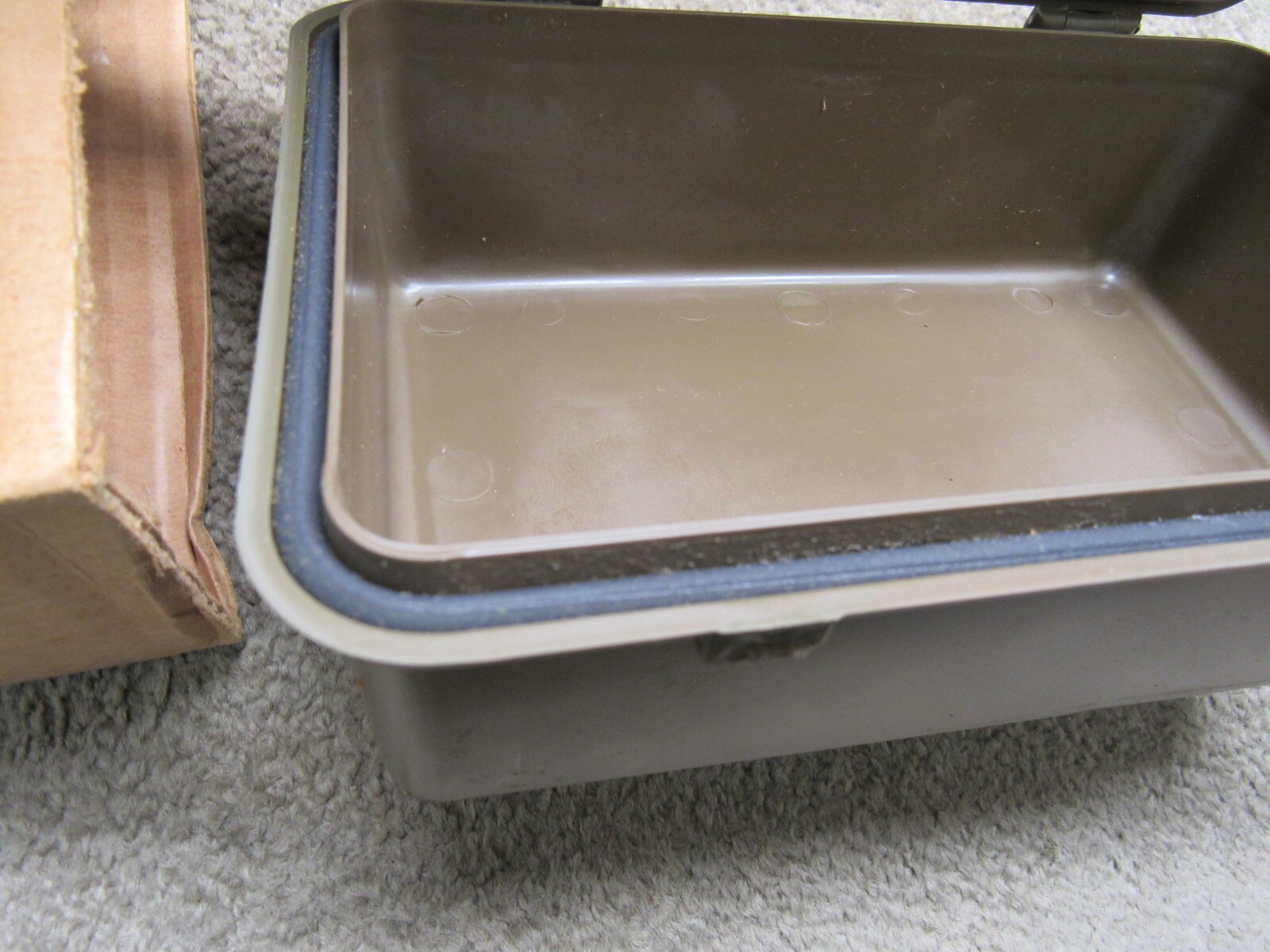 US Military First Aid Kit General Purpose EMPTY BOX DEFECTIVE 1978 Post Vietnam