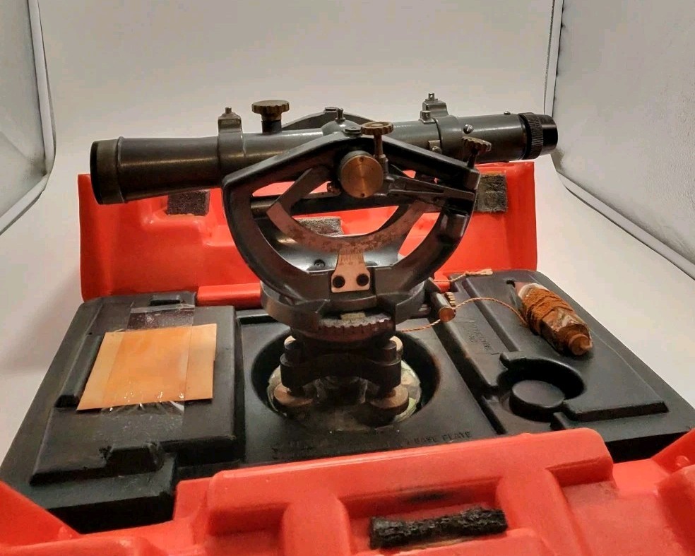 David White 8300 Transit Site Surveying Level And Case