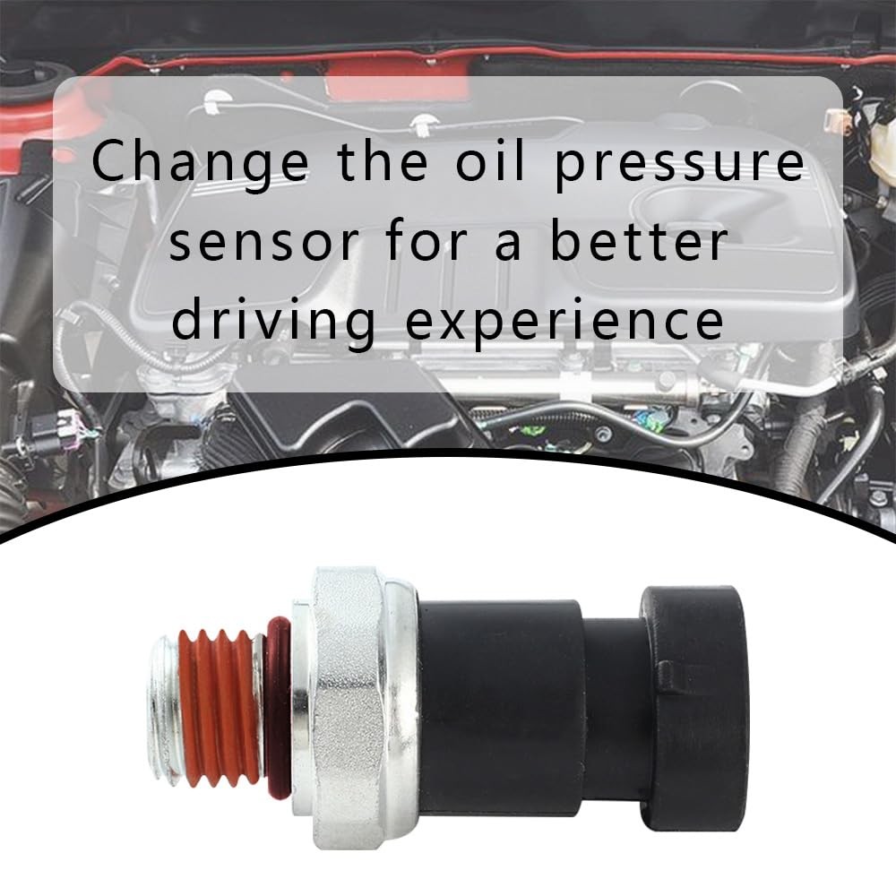 Oil Pressure Sensor Switch, Engine Switch Compatible with Chevy...