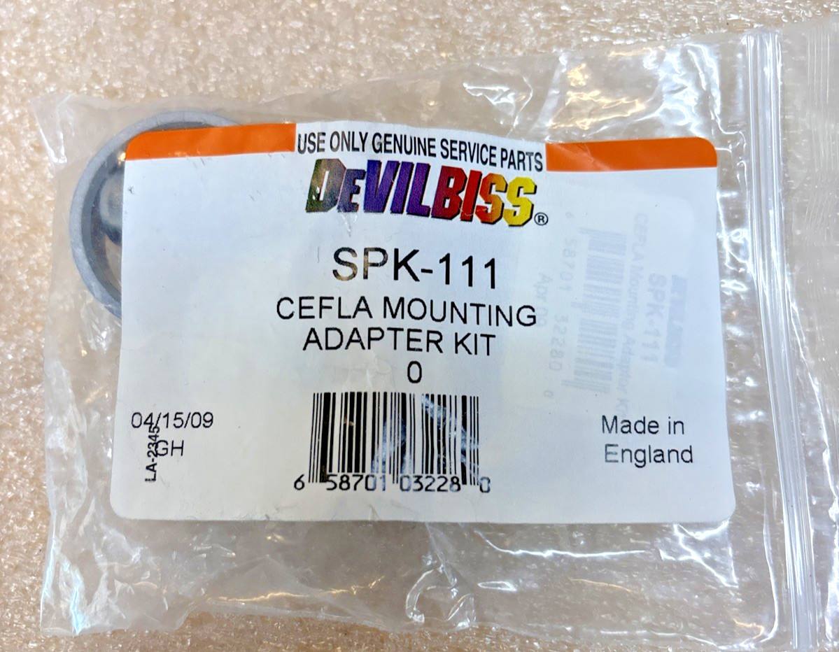 DeVilbiss SPK-111 Cefla Mounting Adapter Kit