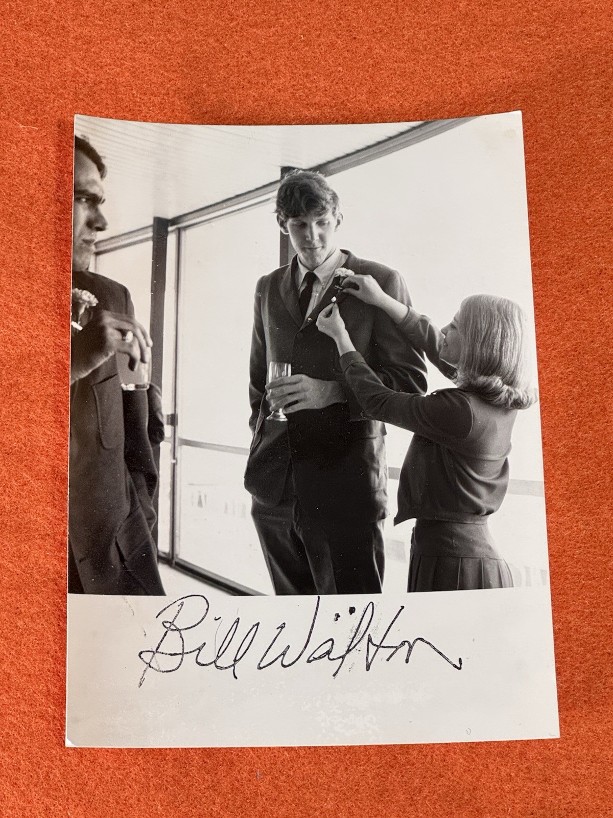 Bill Walton Personally Owned USA Armed Forces FIBA Basketball 1970 Photograph