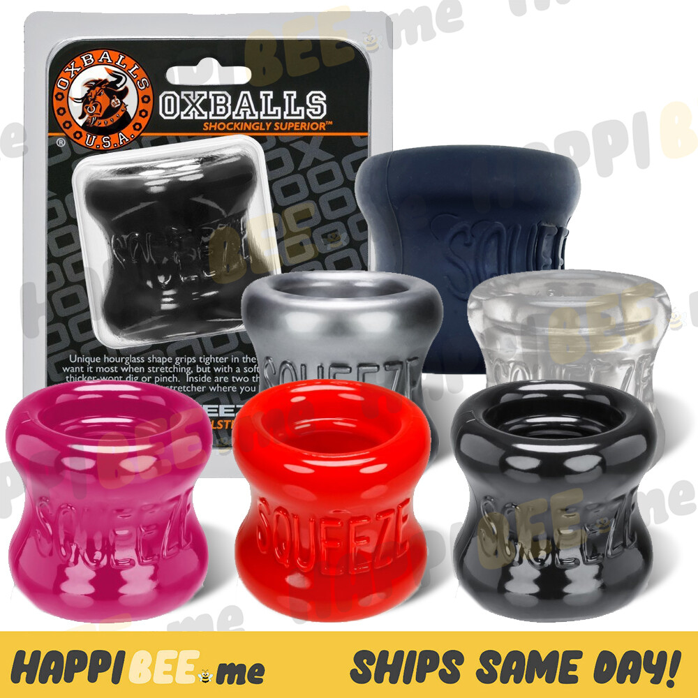 Oxballs SQUEEZE Ball Stretcher🍯Male Huj Male BallStretcher Men Penis Ring Sling