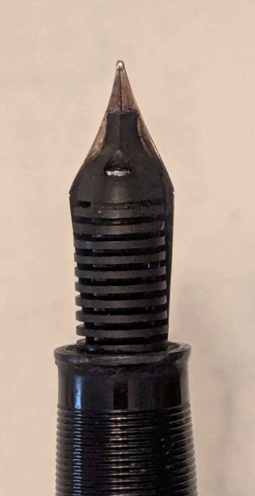 Vintage Aqua Sheaffer Admiral Snorkel Fountain Pen 14k #5 Fine Nib Unrestored