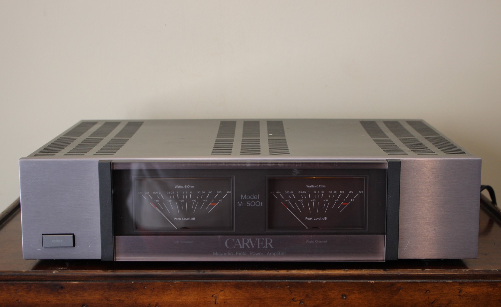 Vintage Carver M-500t Magnetic Field Power Amplifier Amp
