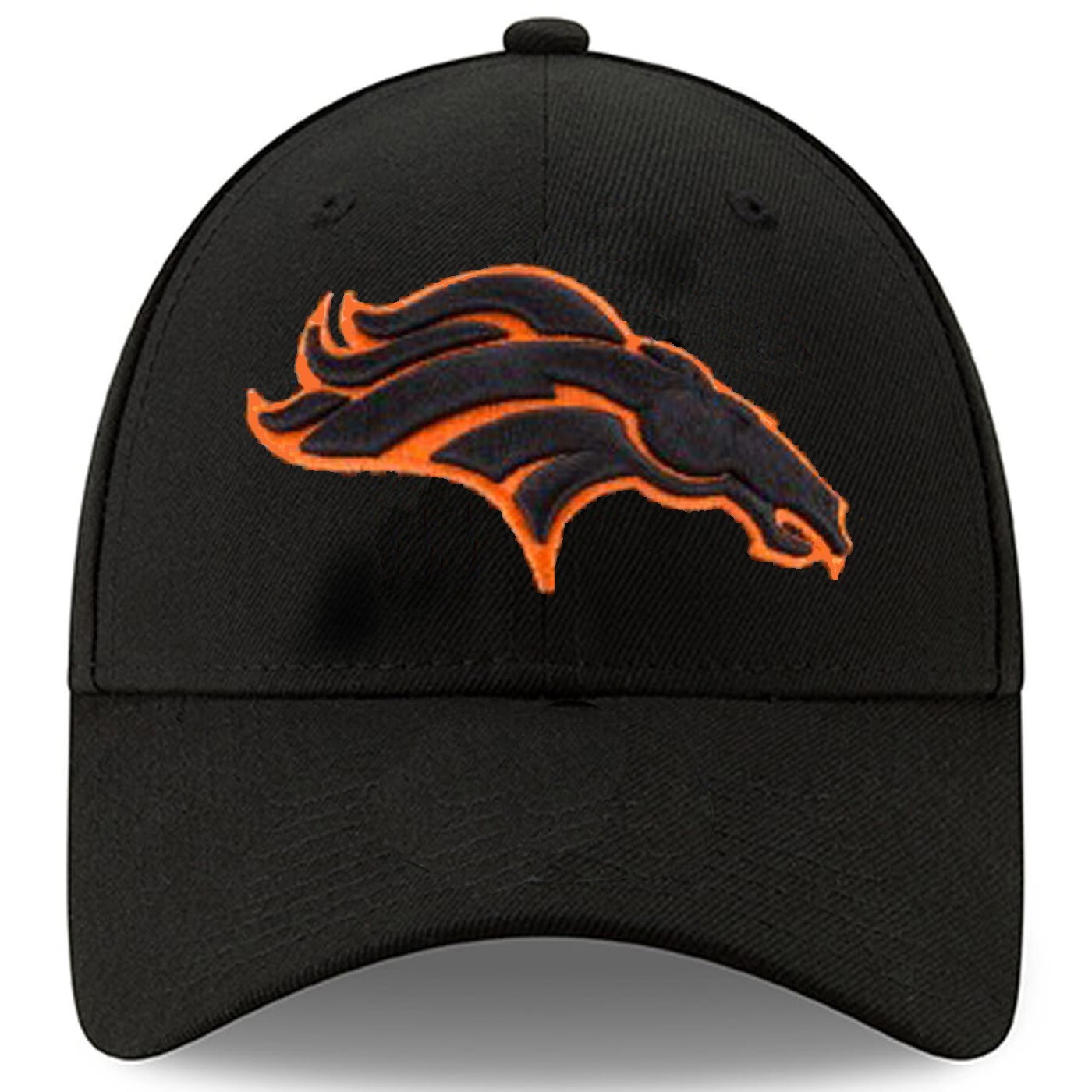 Denver Broncos NFL 47' Brand men's MVP Team Logo On Black Curved Bill Hat Cap