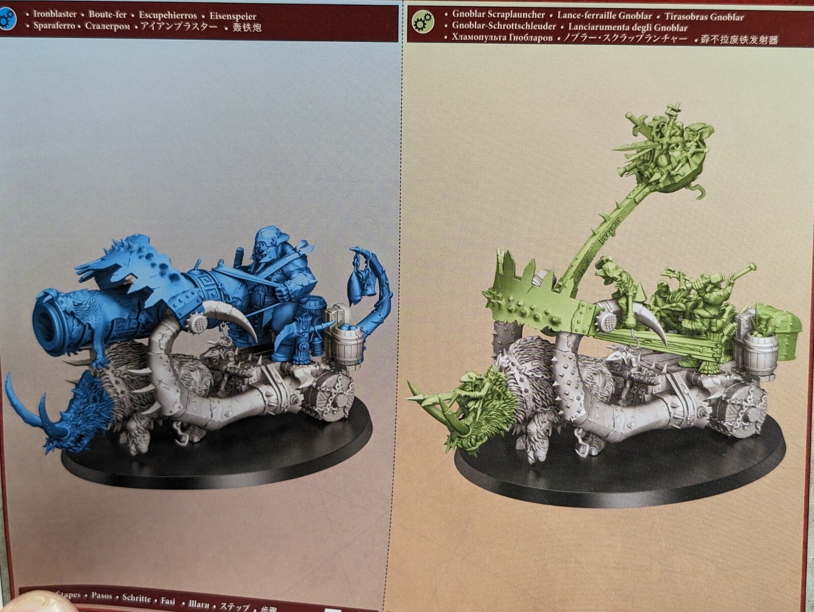 Ogor Ironblaster Gnoblar Scraplauncher, Ogor Mawtribes, GW, AOS