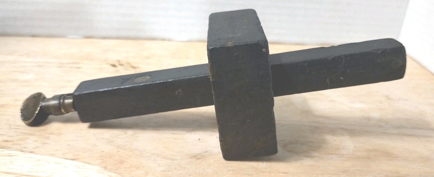 Antique MARPLES & SONS SHEFFIELD ROSEWOOD/BRASS MORTISE GAUGE- Hand Tool-Marking