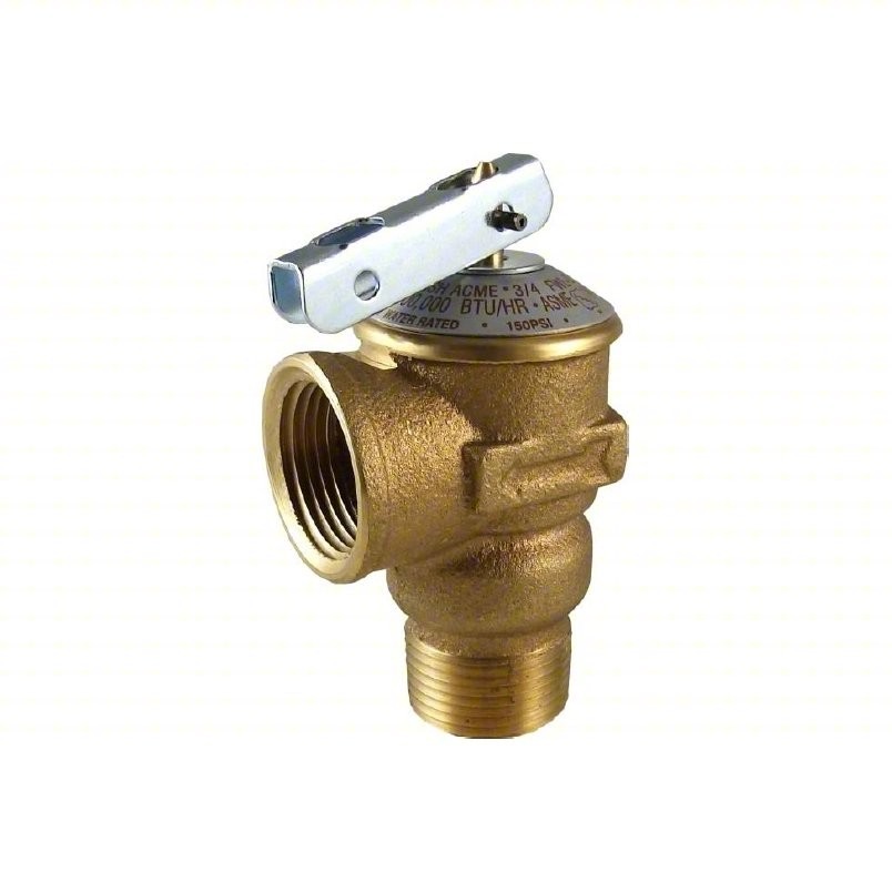 Cash Acme Automatic Reseating Pressure-Only Relief Valve, 3/4", FWL-2