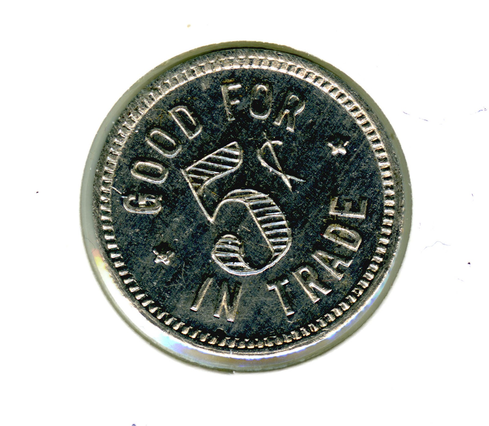 Alaska, Kivalina Reindeer & Trading Co 5c Type II Trade Token