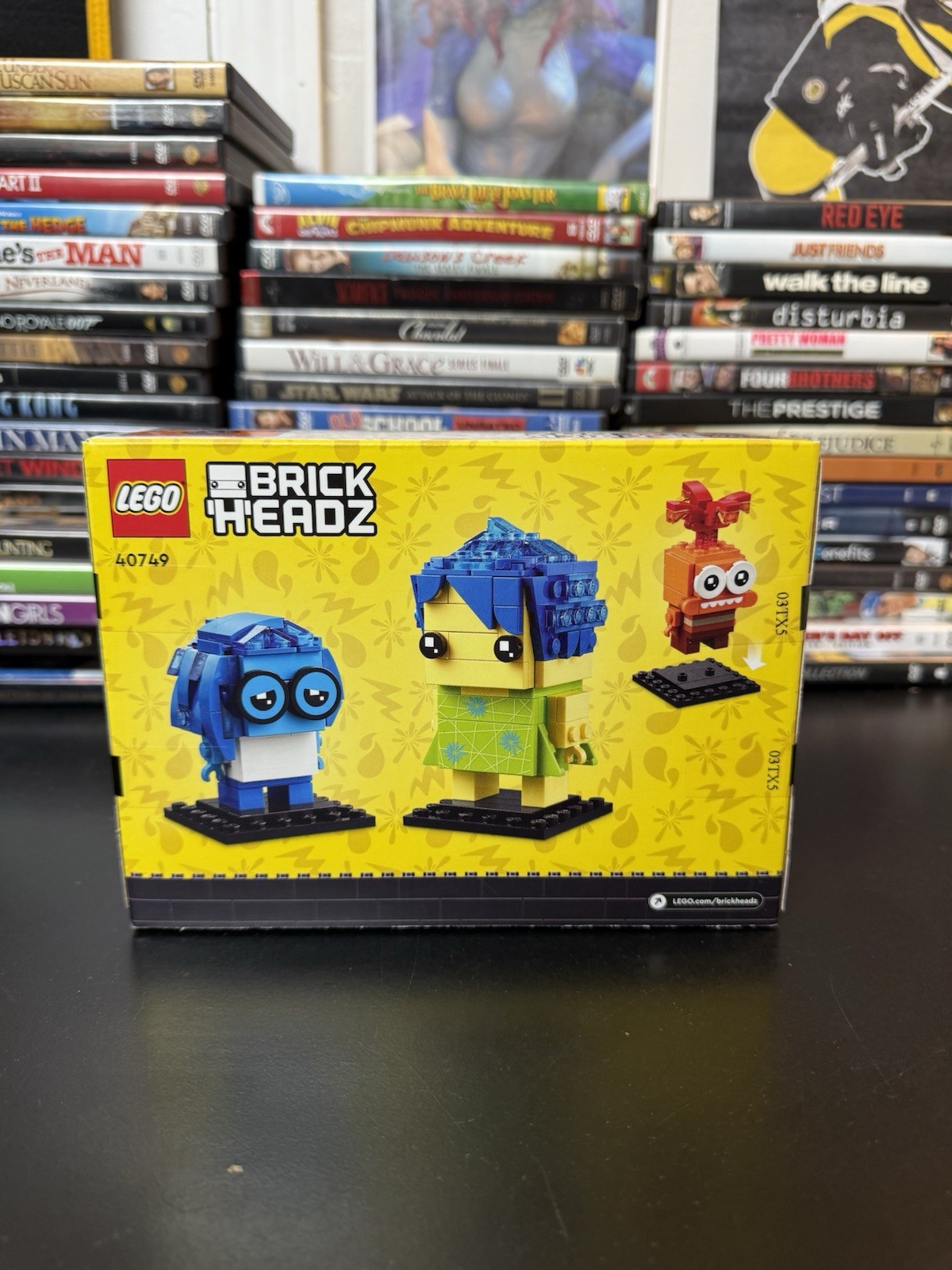 NEW! Lego Inside Out 2, Joy, Sadness & Anxiety V39, Brick Headz, 40749 Disney